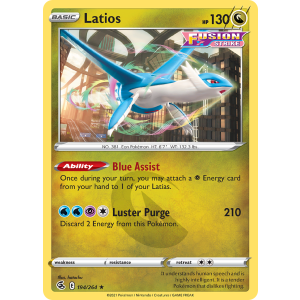 Latios 194/264 Pokemon TCG Sword & Shield Fusion Strike