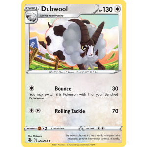 Dubwool 223/264 Pokemon TCG Sword & Shield Fusion Strike