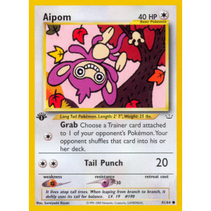 Aipom 41/64 Pokemon TCG Neo Neo Revelation