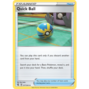 Quick Ball 237/264 Pokemon TCG Sword & Shield Fusion Strike