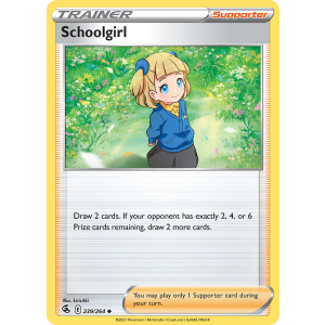 Schoolgirl 239/264 Pokemon TCG Sword & Shield Fusion Strike