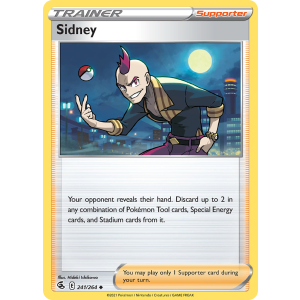 Sidney 241/264 Pokemon TCG Sword & Shield Fusion Strike