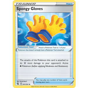 Spongy Gloves 243/264 Pokemon TCG Sword & Shield Fusion Strike