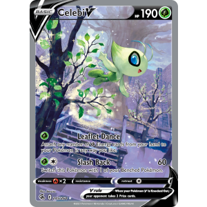 Rare Ultra Celebi V 245/264 Pokemon TCG Sword & Shield Fusion Strike