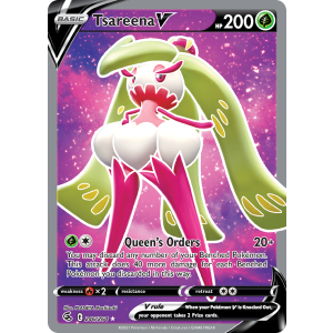 Rare Ultra Tsareena V 246/264 Pokemon TCG Sword & Shield Fusion Strike