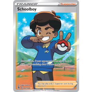 Rare Ultra Schoolboy 261/264 Pokemon TCG Sword & Shield Fusion Strike