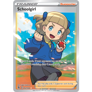 Rare Ultra Schoolgirl 262/264 Pokemon TCG Sword & Shield Fusion Strike