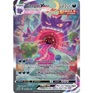 Rare Rainbow Gengar VMAX 271/264 Pokemon TCG Sword & Shield Fusion Strike