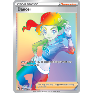 Rare Rainbow Dancer 274/264 Pokemon TCG Sword & Shield Fusion Strike