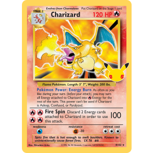 Classic Collection Charizard 4/25 Pokemon TCG Sword & Shield Celebrations: Classic Collection