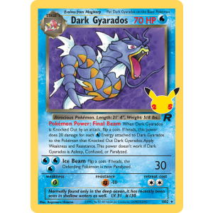 Classic Collection Dark Gyarados 8/25 Pokemon TCG Sword & Shield Celebrations: Classic Collection