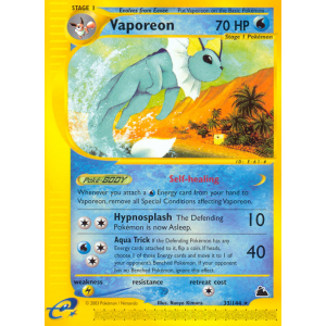 Vaporeon 33/144 Pokemon TCG E-Card Skyridge