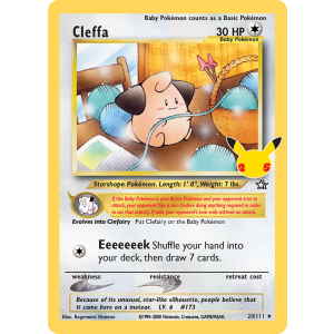 Classic Collection Cleffa 20/25 Pokemon TCG Sword & Shield Celebrations: Classic Collection