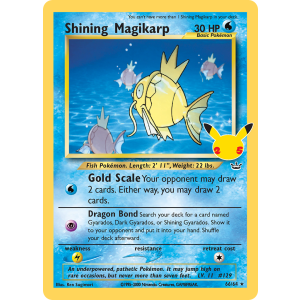 Classic Collection Shining Magikarp 66/25 Pokemon TCG Sword & Shield Celebrations: Classic Collection