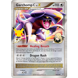 Classic Collection Garchomp C LV.X 145/25 Pokemon TCG Sword & Shield Celebrations: Classic Collection