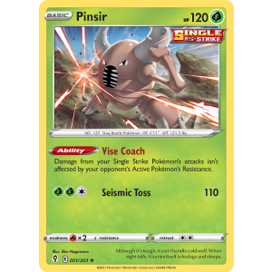 Pinsir 1/203 Pokemon TCG Sword & Shield Evolving Skies