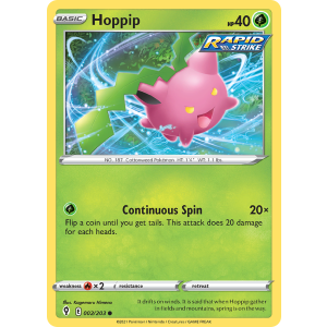 Hoppip 2/203 Pokemon TCG Sword & Shield Evolving Skies