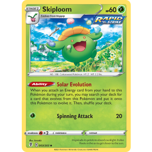 Skiploom 3/203 Pokemon TCG Sword & Shield Evolving Skies