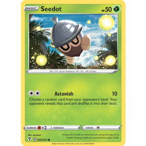 Seedot 5/203 Pokemon TCG Sword & Shield Evolving Skies