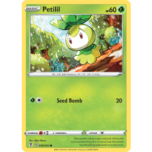 Petilil 9/203 Pokemon TCG Sword & Shield Evolving Skies