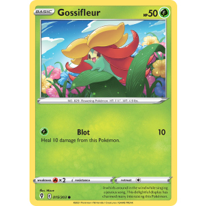 Gossifleur 15/203 Pokemon TCG Sword & Shield Evolving Skies