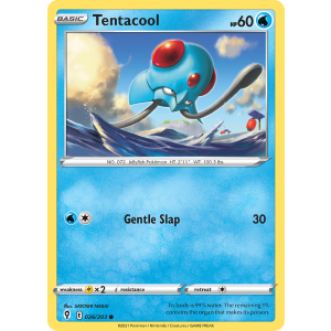 Tentacool 26/203 Pokemon TCG Sword & Shield Evolving Skies