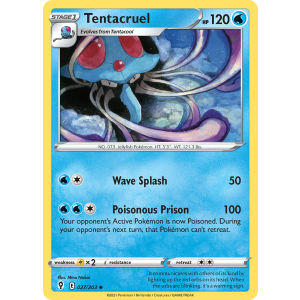 Tentacruel 27/203 Pokemon TCG Sword & Shield Evolving Skies