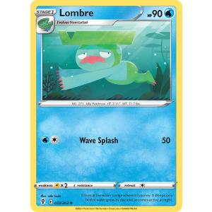 Lombre 33/203 Pokemon TCG Sword & Shield Evolving Skies