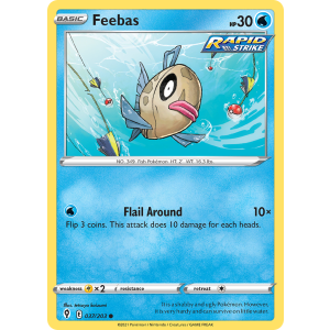 Feebas 37/203 Pokemon TCG Sword & Shield Evolving Skies