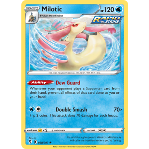 Milotic 38/203 Pokemon TCG Sword & Shield Evolving Skies