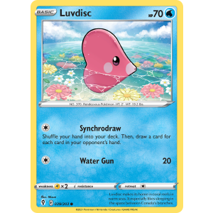 Luvdisc 39/203 Pokemon TCG Sword & Shield Evolving Skies