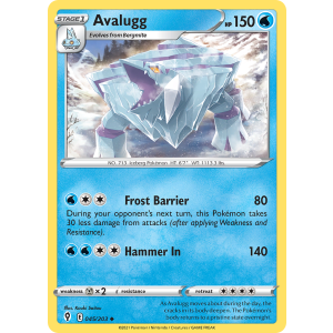 Avalugg 45/203 Pokemon TCG Sword & Shield Evolving Skies