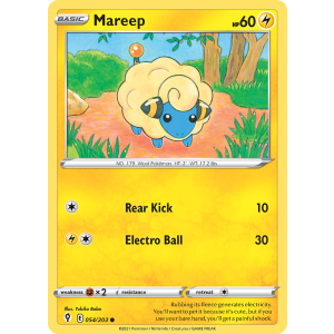 Mareep 54/203 Pokemon TCG Sword & Shield Evolving Skies