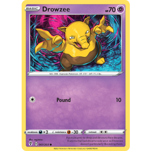 Drowzee 61/203 Pokemon TCG Sword & Shield Evolving Skies