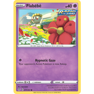 Flabébé 71/203 Pokemon TCG Sword & Shield Evolving Skies