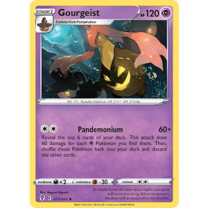 Gourgeist 77/203 Pokemon TCG Sword & Shield Evolving Skies