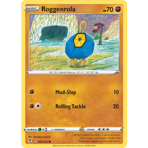 Roggenrola 86/203 Pokemon TCG Sword & Shield Evolving Skies