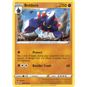 Boldore 87/203 Pokemon TCG Sword & Shield Evolving Skies