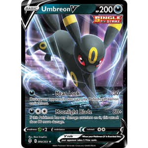 Rare Holo V Umbreon V 94/203 Pokemon TCG Sword & Shield Evolving Skies