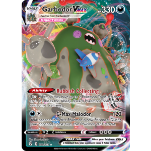 Rare Holo VMAX Garbodor VMAX 101/203 Pokemon TCG Sword & Shield Evolving Skies