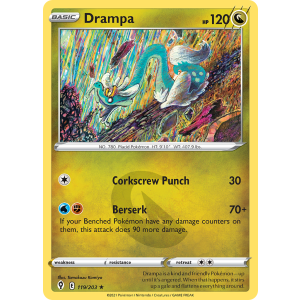 Drampa 119/203 Pokemon TCG Sword & Shield Evolving Skies