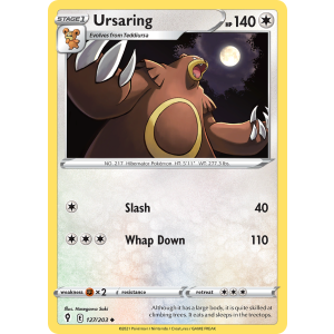 Ursaring 127/203 Pokemon TCG Sword & Shield Evolving Skies