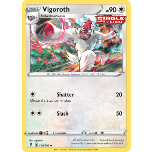 Vigoroth 130/203 Pokemon TCG Sword & Shield Evolving Skies