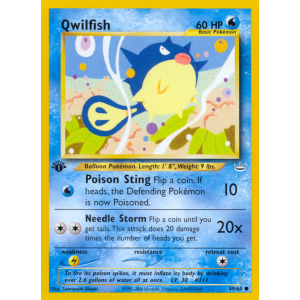 Qwilfish 49/64 Pokemon TCG Neo Neo Revelation