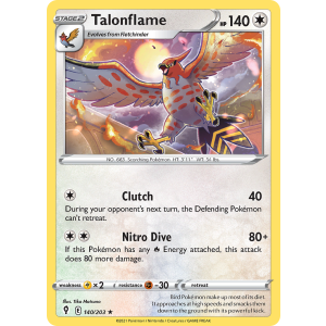 Talonflame 140/203 Pokemon TCG Sword & Shield Evolving Skies