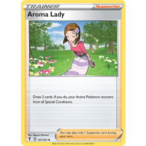 Aroma Lady 141/203 Pokemon TCG Sword & Shield Evolving Skies