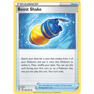 Boost Shake 142/203 Pokemon TCG Sword & Shield Evolving Skies