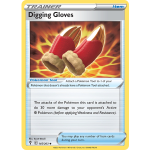 Digging Gloves 145/203 Pokemon TCG Sword & Shield Evolving Skies