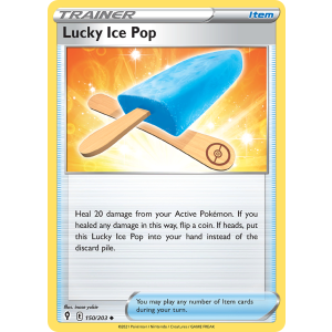 Lucky Ice Pop 150/203 Pokemon TCG Sword & Shield Evolving Skies