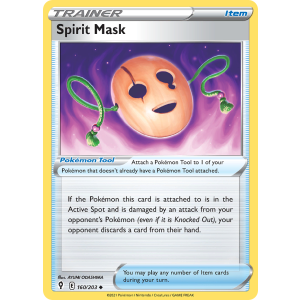 Spirit Mask 160/203 Pokemon TCG Sword & Shield Evolving Skies